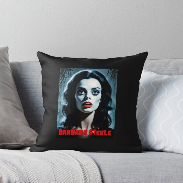 Item preview, 60s scream queen Barbara Steele designed and sold by MetalSatyrShop.