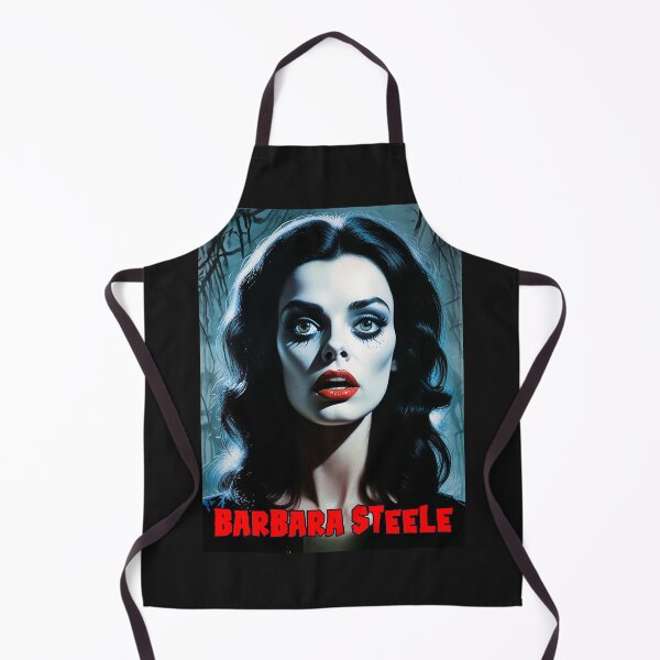 Item preview, 60s scream queen Barbara Steele designed and sold by MetalSatyrShop.
