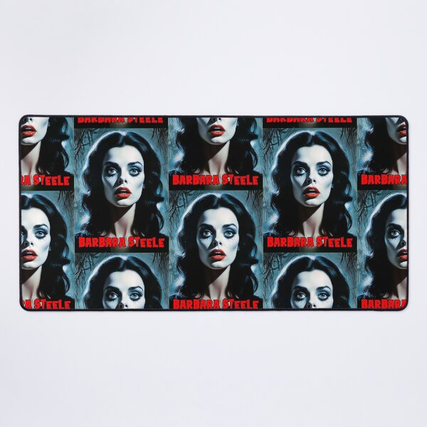 Item preview, 60s scream queen Barbara Steele designed and sold by MetalSatyrShop.