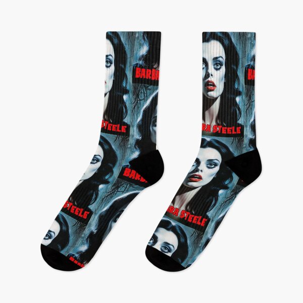 Item preview, 60s scream queen Barbara Steele designed and sold by MetalSatyrShop.
