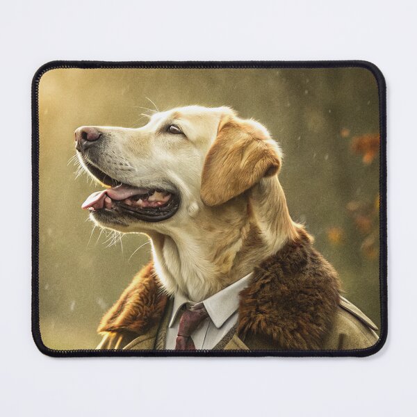 Item preview, Businessman Golden Retriever dog coat sunny ottun walk designed and sold by NuttyAnimals.