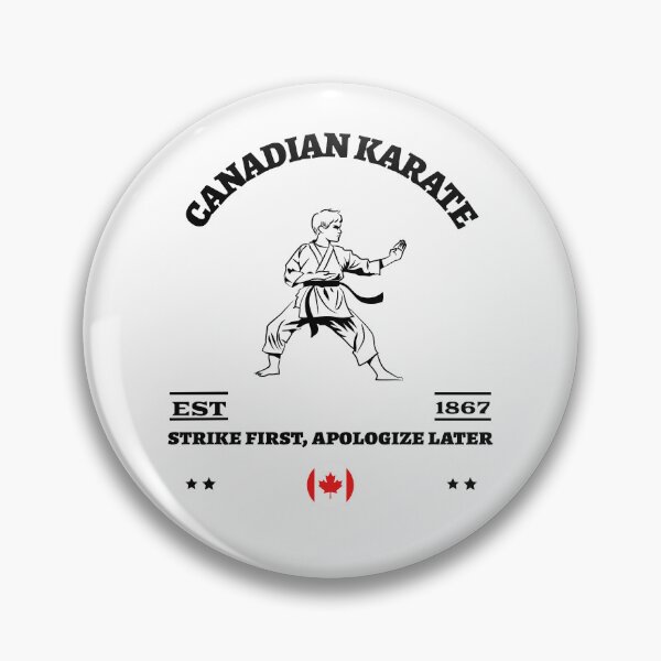 Item preview, Canadian Karate T Shirt - Karate Quotes Design - Funny Canada Karate T Shirt  designed and sold by PowerKanjiFit.
