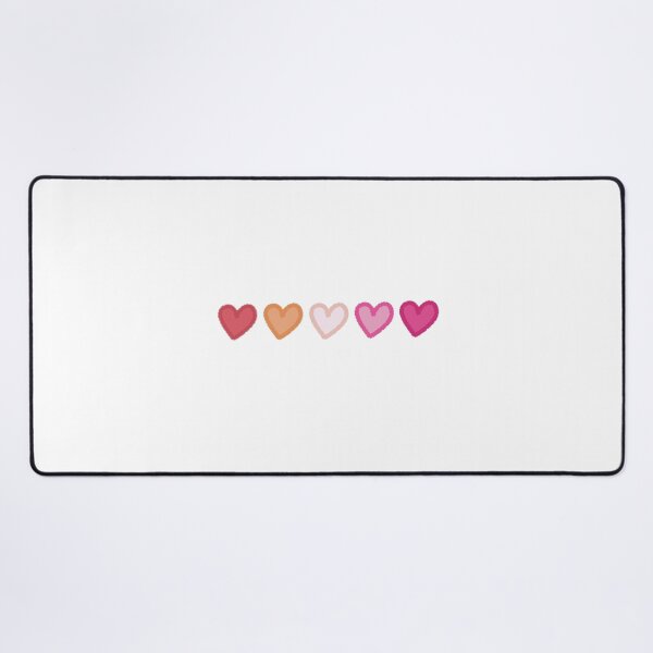 Item preview, Sapphic Pastel Flag Hearts designed and sold by Domiska.