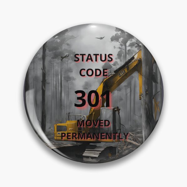 Item preview, STATUS CODE 301 Moved Permanently,  http, Error 301 designed and sold by GOLDENGARDENART.