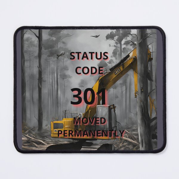 Item preview, STATUS CODE 301 Moved Permanently,  http, Error 301 designed and sold by GOLDENGARDENART.