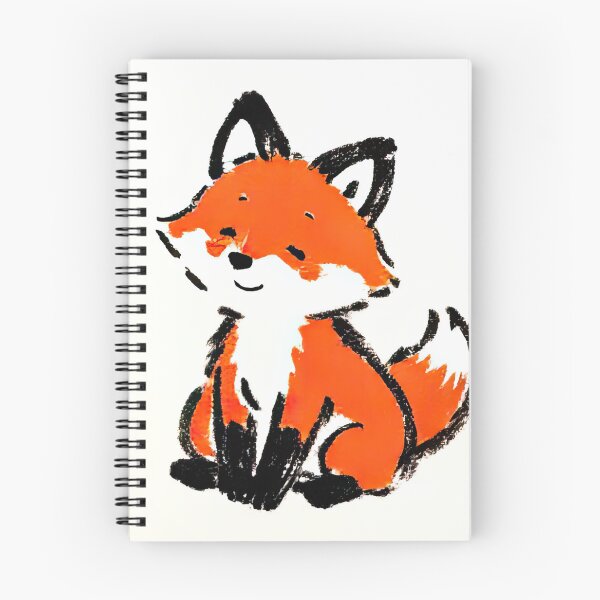 Aperçu de l'œuvre Esquisse à l'encre d'un renard mignon créée et vendue par SunkenCost.