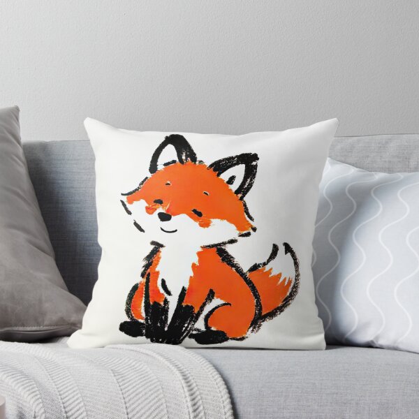 Item preview, Cute Fox Ink Sketch designed and sold by SunkenCost.