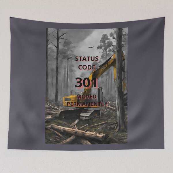 Item preview, STATUS CODE 301 Moved Permanently,  http, Error 301 designed and sold by GOLDENGARDENART.
