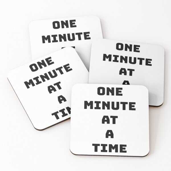Item preview, One minute at a time, Inspirational aa quote  designed and sold by Merchattack.