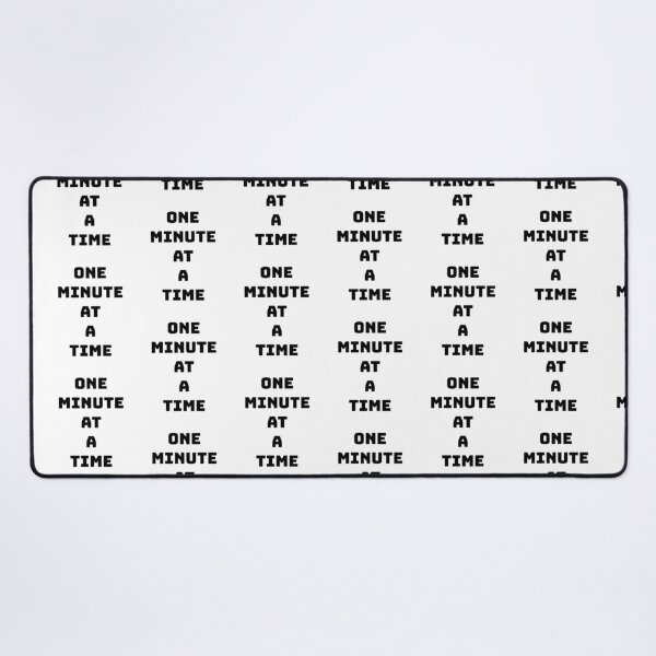 Item preview, One minute at a time, Inspirational aa quote designed and sold by Merchattack.
