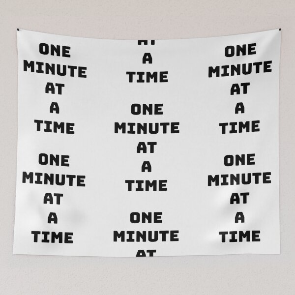 Item preview, One minute at a time, Inspirational aa quote  designed and sold by Merchattack.