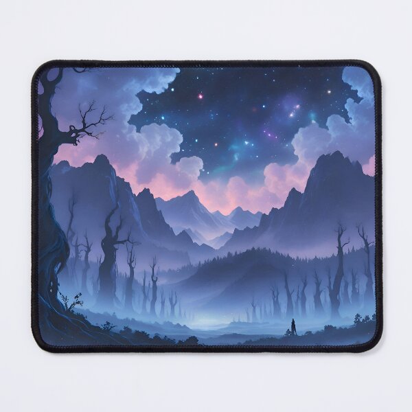Item preview, Enchanted Twilight Valley - Fantasy Dreamscape Night Sky designed and sold by A L O N E.