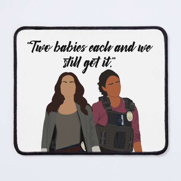 Item preview, Angela Lopez and Nyla Harper The Rookie designed and sold by mental-tvaddict.