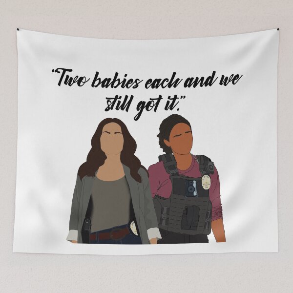 Item preview, Angela Lopez and Nyla Harper The Rookie designed and sold by mental-tvaddict.