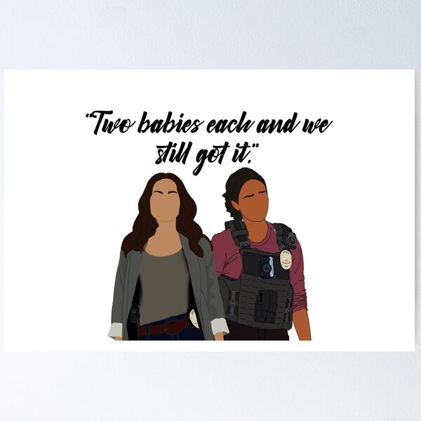 Item preview, Angela Lopez and Nyla Harper The Rookie designed and sold by mental-tvaddict.