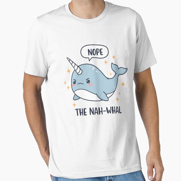 Vista previa del artículo con la obra «Nah Whal No -No-», diseñado y vendido por PrimeInk.