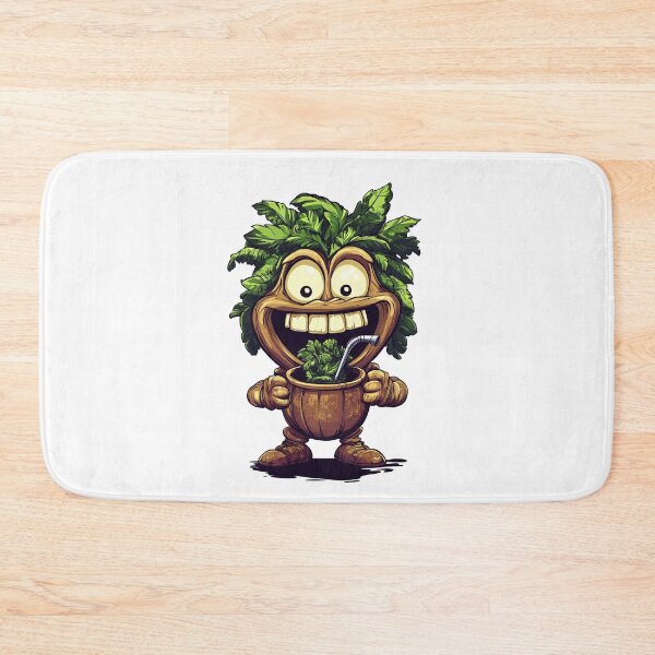 Item preview, Funny Yerba Mate Character – Herbal Tea Lover Cartoon Design designed and sold by flamini.