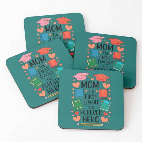 Item preview, Mom: The First Teacher, The Forever Hero. designed and sold by elynne9.