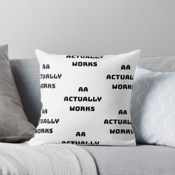Item preview, AA actually works, Inspirational aa quote  designed and sold by Merchattack.