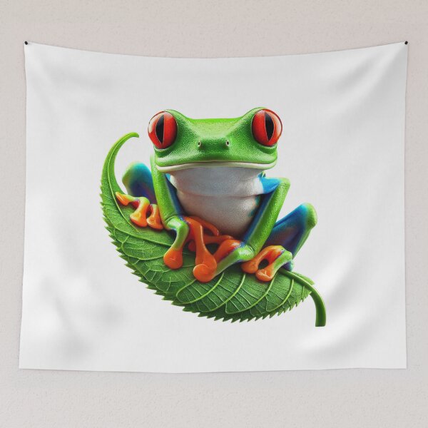 Item preview, Red-eyed green tree frog designed and sold by FusiTink.