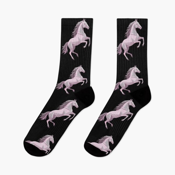 Item preview, LOW POLY HORSE - GEOMETRIC - CUBISM - PASTEL COLORS designed and sold by Gihan-Design.