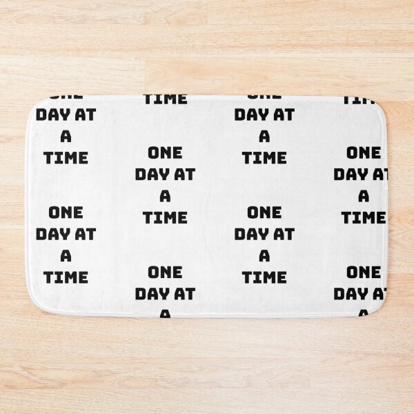 Item preview, One day at a time, Inspirational aa quote  designed and sold by Merchattack.