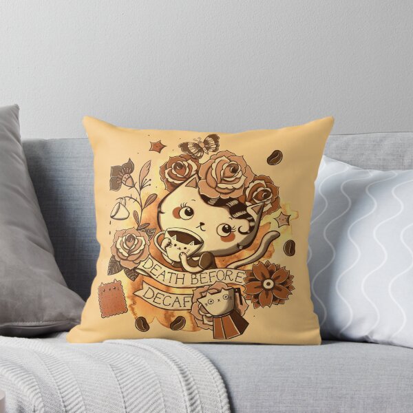 Item preview, Death before decaf designed and sold by monikasuska.