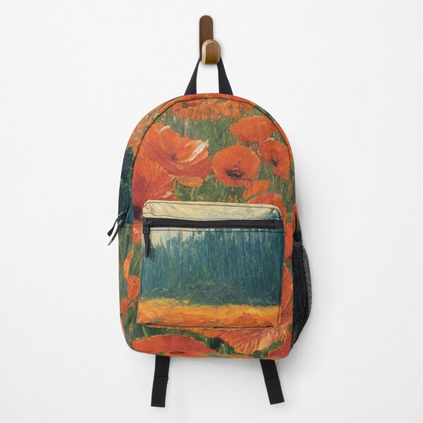 Item preview, Poppy field, oil paint. designed and sold by elegantpaterns.