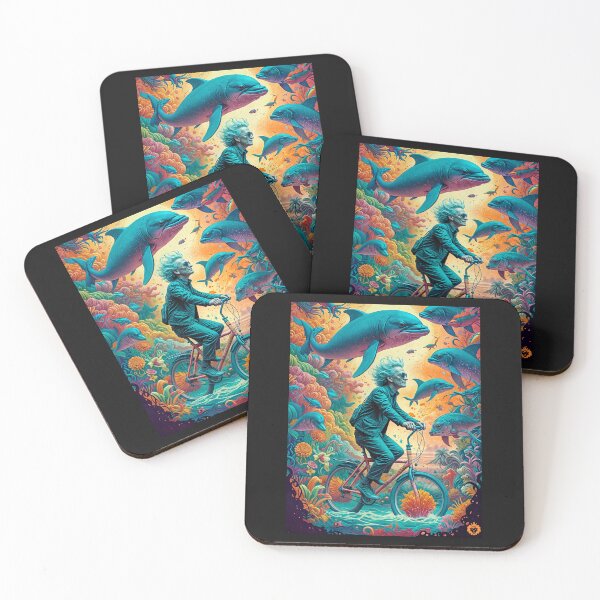 Item preview, Albert Hofmann riding a bike on a psychedelic trip while taking LSD designed and sold by GreenKingShop.