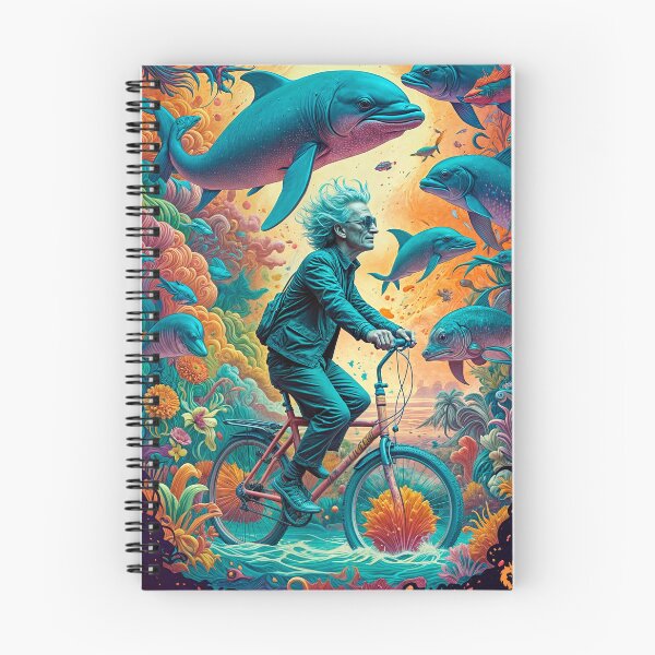 Item preview, Albert Hofmann riding a bike on a psychedelic trip while taking LSD designed and sold by GreenKingShop.