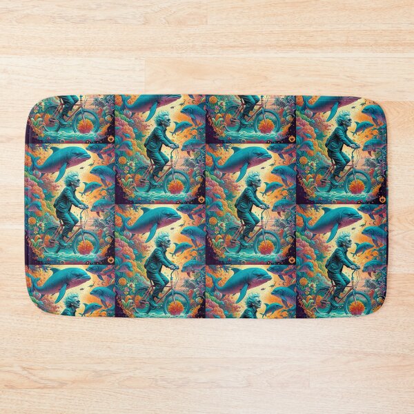 Item preview, Albert Hofmann riding a bike on a psychedelic trip while taking LSD designed and sold by GreenKingShop.