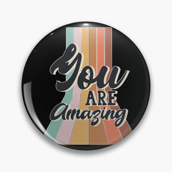 Item preview, Retro You Are Amazing Positive Message Motivational Teacher designed and sold by MadrigueraSM-.