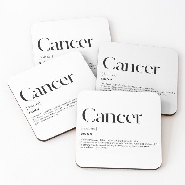 Item preview, Cancer Zodiac Definition - Minimalist Astrology Print designed and sold by Denny-Danny.