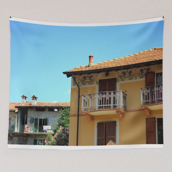 Item preview, Colourful House in Baveno on Lake Maggiore, Italy designed and sold by Violaman.