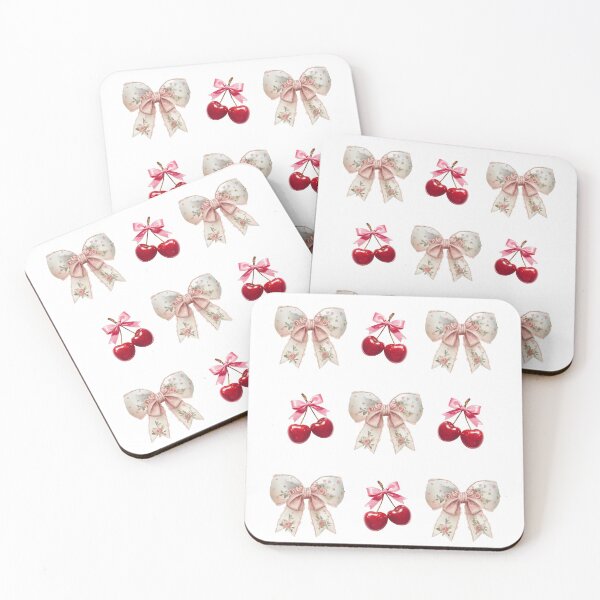 Item preview, Coquette Bow and Cherries designed and sold by katloganusa.