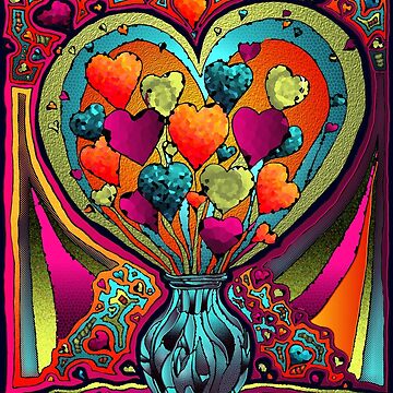 Artwork thumbnail, Heart Bouquet by A Display of Art