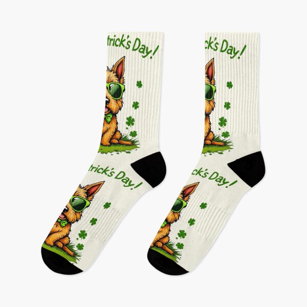 Item preview, St. Patrick’s Day Cairn Terrier designed and sold by SteadyRolling.