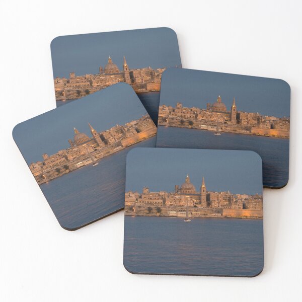 Item preview, Malta: Valletta Skyline at Dusk designed and sold by Kasia Design.