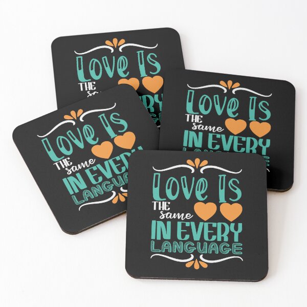 Item preview, Cute Love Is The Same In Every Language ESL Teacher Women designed and sold by MadrigueraSM-.