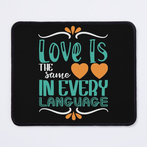 Item preview, Cute Love Is The Same In Every Language ESL Teacher Women designed and sold by MadrigueraSM-.