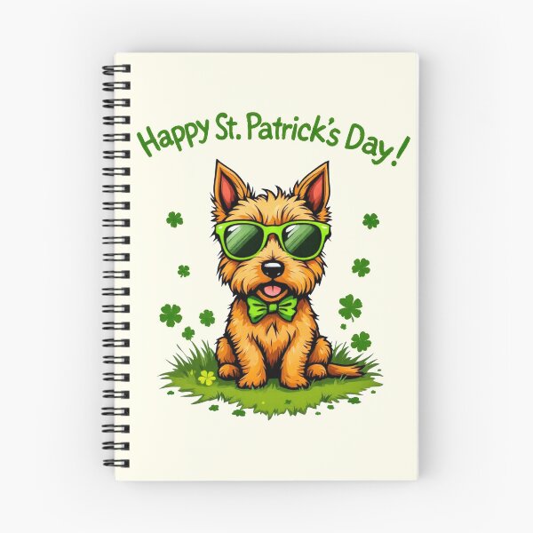 Item preview, St. Patrick’s Day Cairn Terrier designed and sold by SteadyRolling.