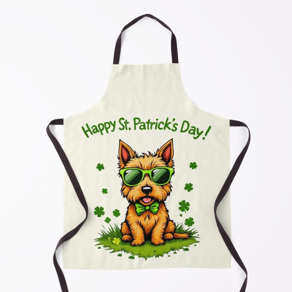 Item preview, St. Patrick’s Day Cairn Terrier designed and sold by SteadyRolling.