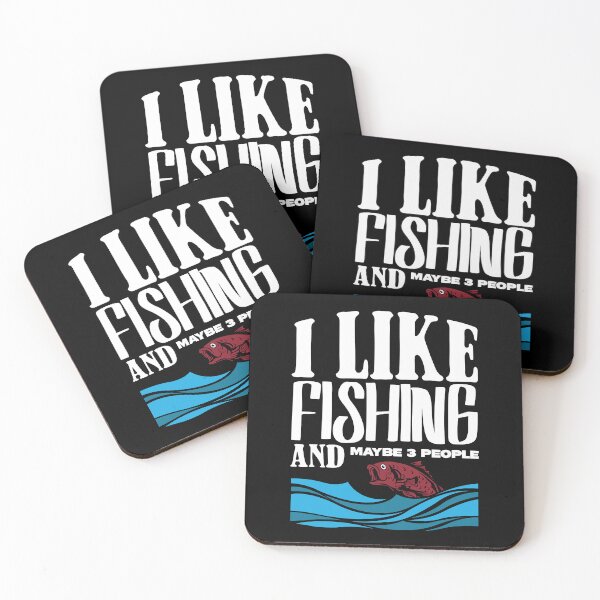 Item preview, Funny I Like Fishing And Maybe 3 People Retirement Plan Fish designed and sold by MadrigueraSM-.