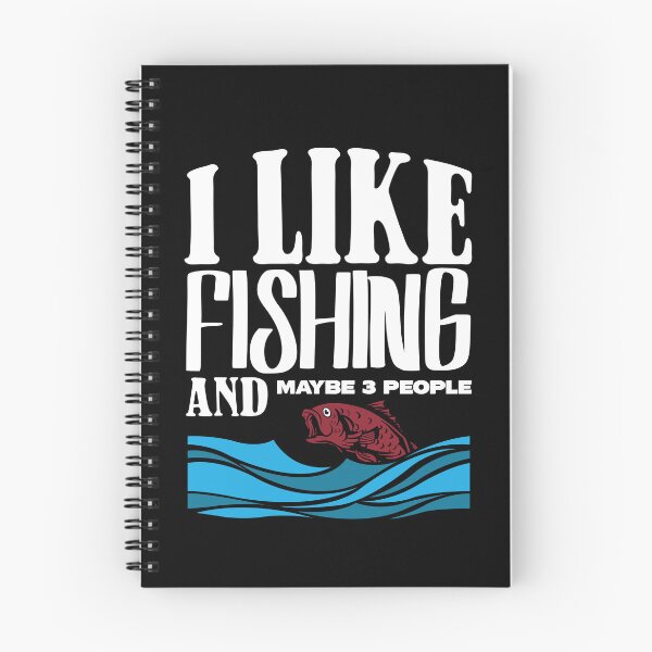 Item preview, Funny I Like Fishing And Maybe 3 People Retirement Plan Fish designed and sold by MadrigueraSM-.