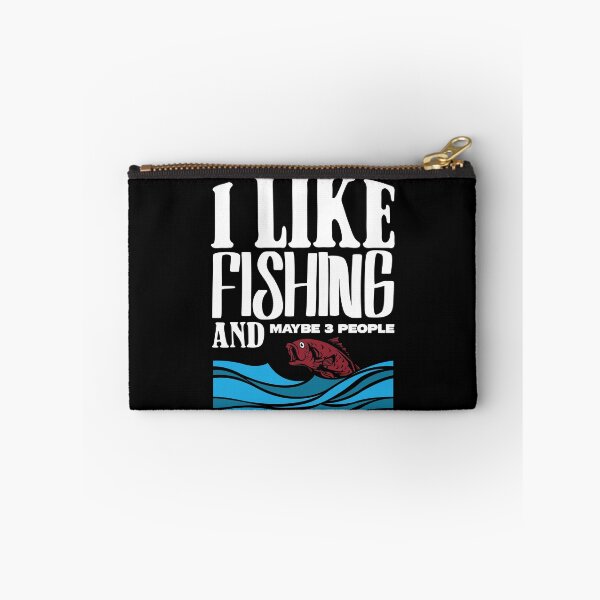 Item preview, Funny I Like Fishing And Maybe 3 People Retirement Plan Fish designed and sold by MadrigueraSM-.