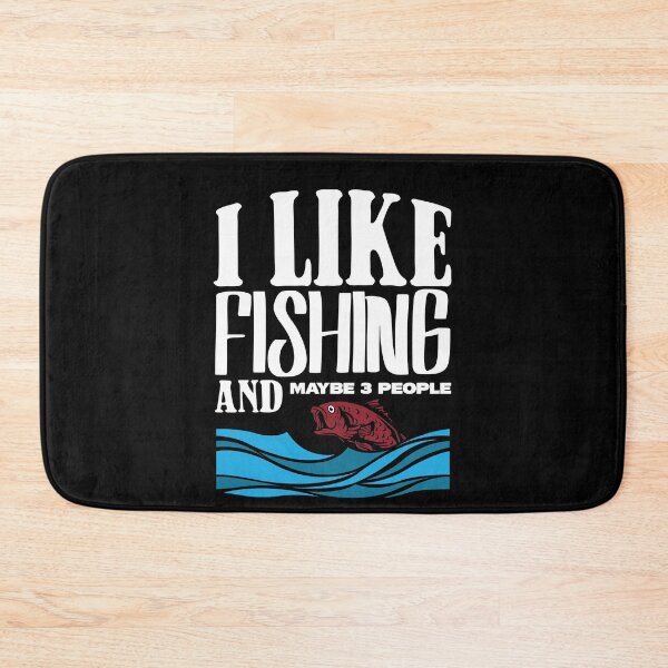 Item preview, Funny I Like Fishing And Maybe 3 People Retirement Plan Fish designed and sold by MadrigueraSM-.