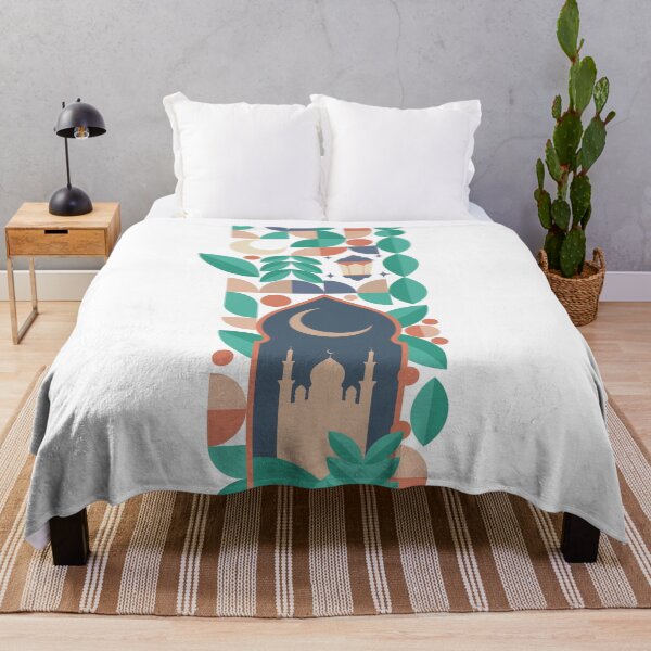 Item preview, Fresh Ramadan Crescent Cubism-Inspired Pattern,  Ramadan Kareem, Ramadan Mubarak, Iftar and Suhour Ramadan Gathering designed and sold by UPPrints.