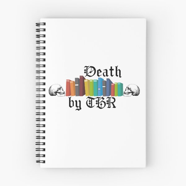Item preview, Death by TBR designed and sold by BookBiffle.