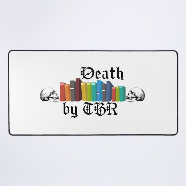 Item preview, Death by TBR designed and sold by BookBiffle.