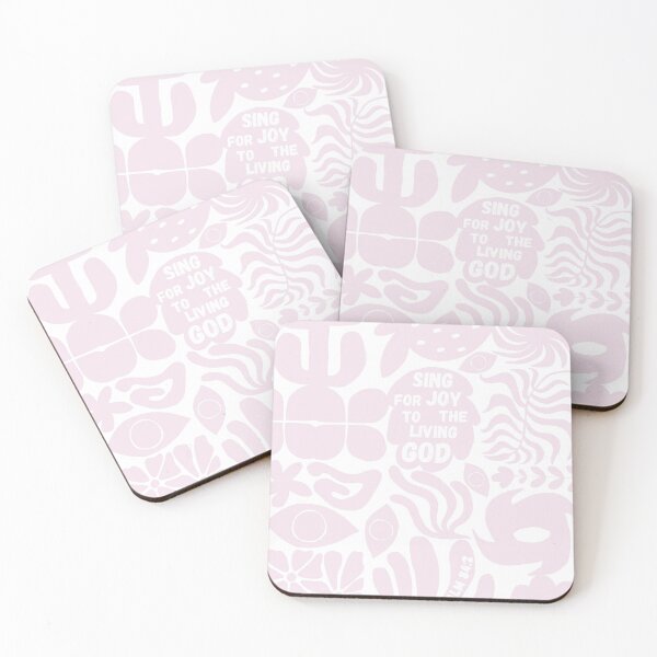 Item preview, Sing For Joy to The Living God , Pattern, Pink, Abstract designed and sold by ErynRoseDesign.